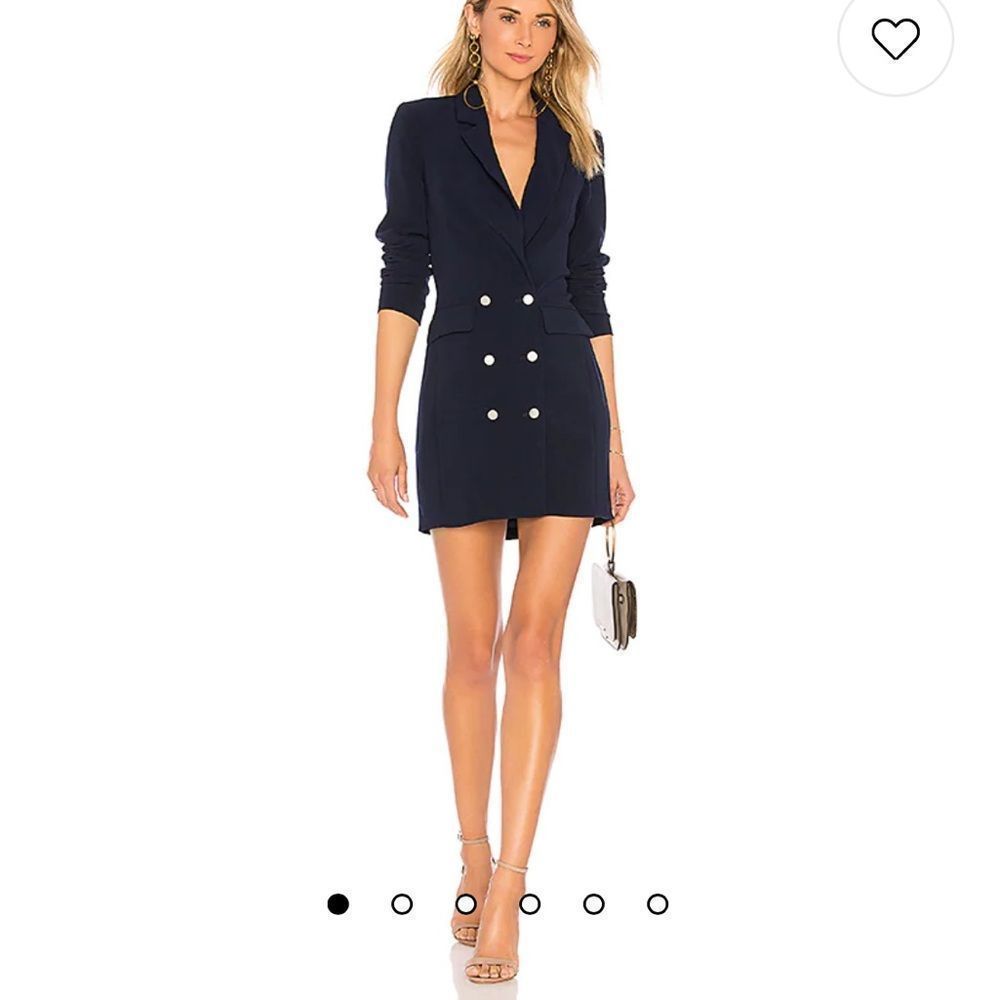 Madeline Blazer Dress in Navy